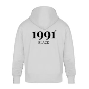 1991 Black - Unisex Oversized Organic Hoodie-6961