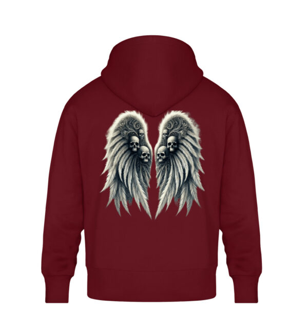 Wings of Darkness - Unisex Oversized Organic Hoodie-6974