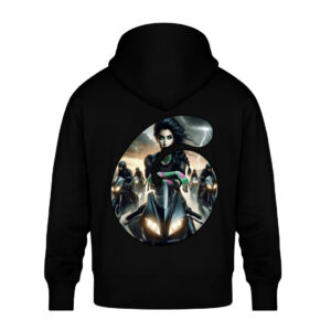 Black Venom - Unisex Oversized Organic Hoodie-16