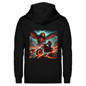 Phoenix of Destruction - Unisex Organic Zipper ST/ST-16