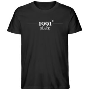 1991 Black - Herren Organic Shirt-16