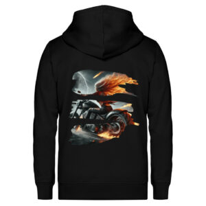 Flame Valkyrie - Unisex Organic Zipper ST/ST-16