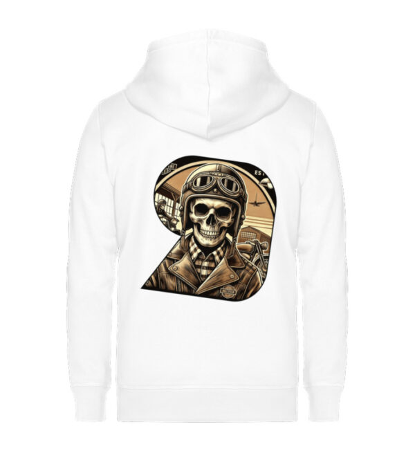 Skull Pilot - Unisex Organic Zipper ST/ST-3