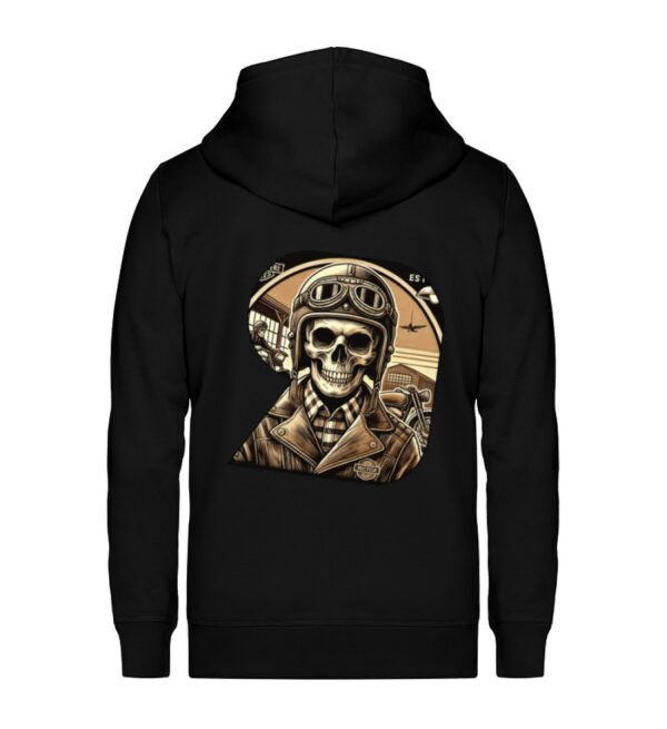 Skull Pilot - Unisex Organic Zipper ST/ST-16