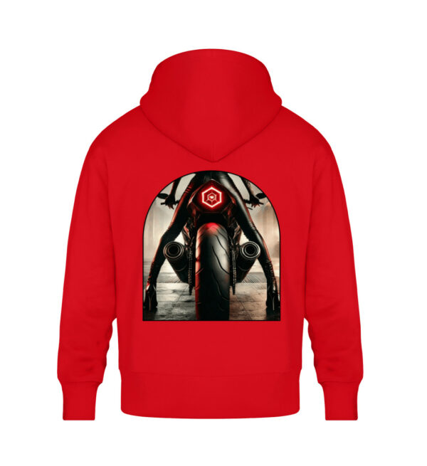 Backfire Blaze - Unisex Oversized Organic Hoodie-6973