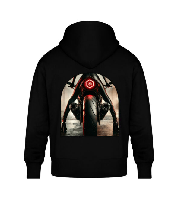 Backfire Blaze - Unisex Oversized Organic Hoodie-16