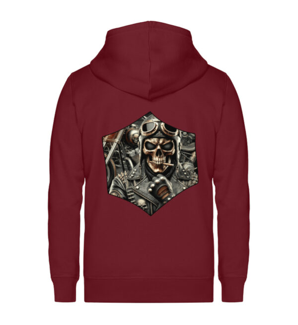 Steel Skull Rider - Unisex Organic Zipper ST/ST-6974