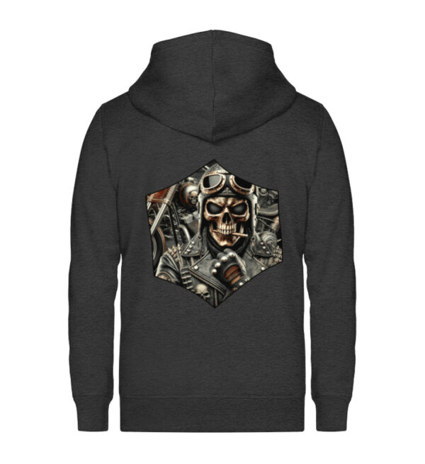 Steel Skull Rider - Unisex Organic Zipper ST/ST-6881