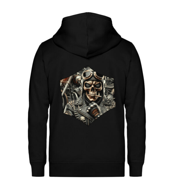 Steel Skull Rider - Unisex Organic Zipper ST/ST-16