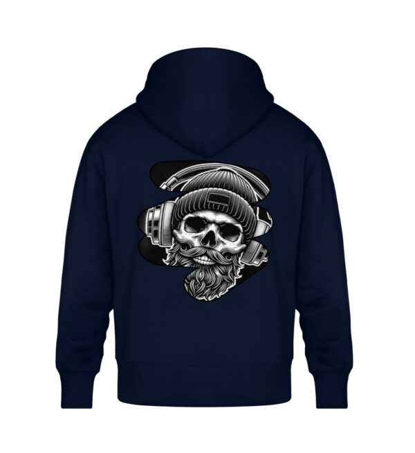 Bearded Beats - Unisex Oversized Organic Hoodie-6959