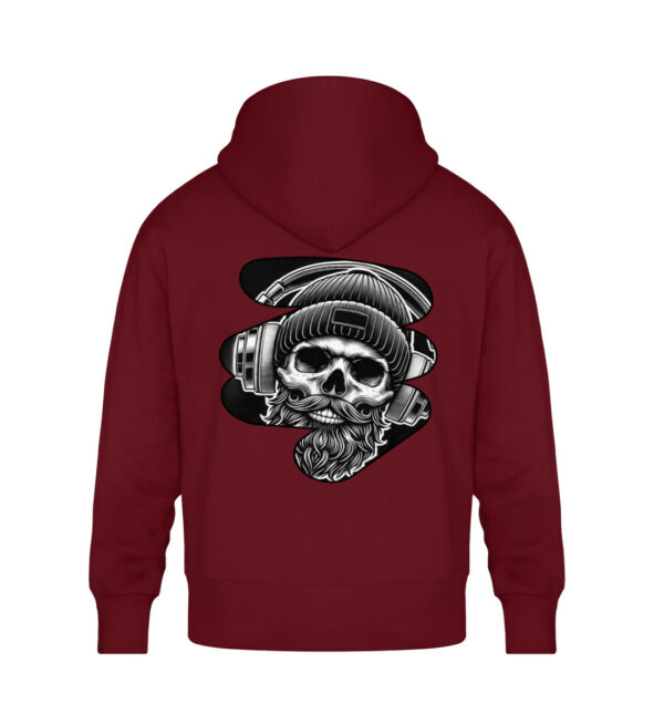 Bearded Beats - Unisex Oversized Organic Hoodie-6974