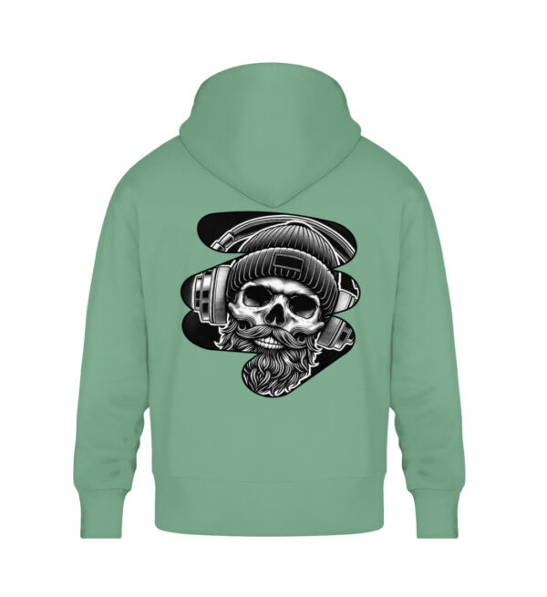 Bearded Beats - Unisex Oversized Organic Hoodie-7135