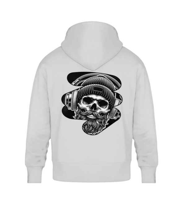 Bearded Beats - Unisex Oversized Organic Hoodie-6961