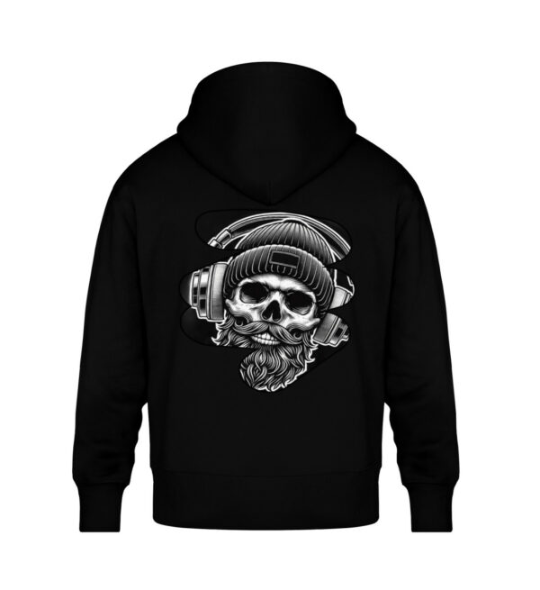 Bearded Beats - Unisex Oversized Organic Hoodie-16