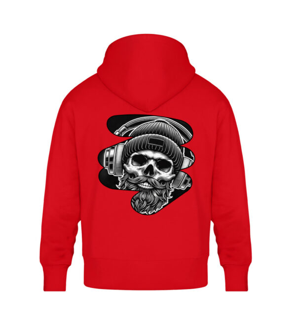 Bearded Beats - Unisex Oversized Organic Hoodie-6973