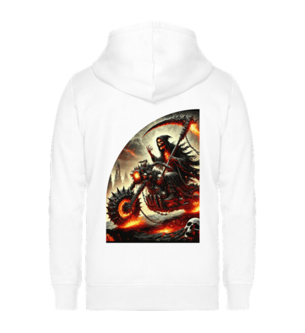 Flaming Reaper - Unisex Organic Zipper ST/ST-3