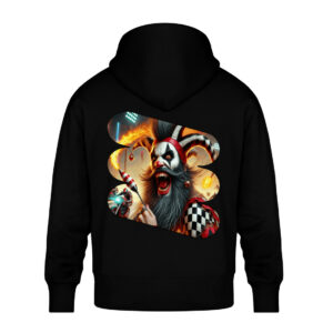 Flame Trickster - Unisex Oversized Organic Hoodie-16