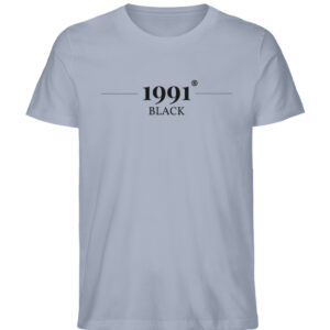 1991 Black - Herren Organic Shirt-7086