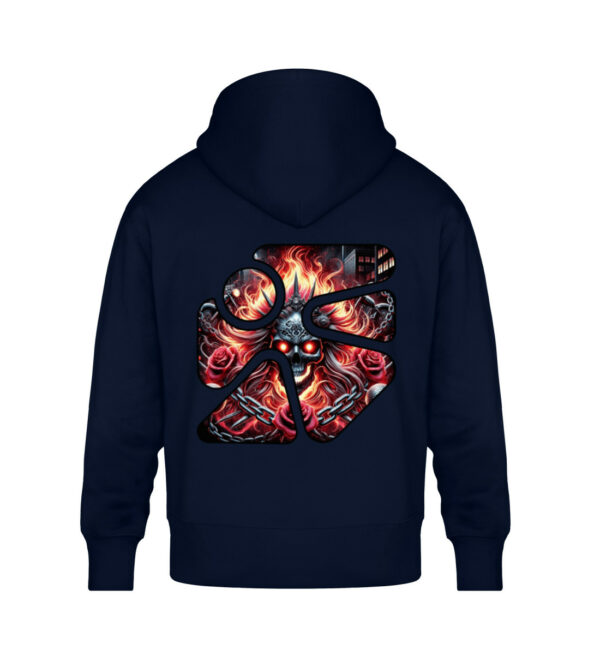 Chain of Flame - Unisex Oversized Organic Hoodie-6959