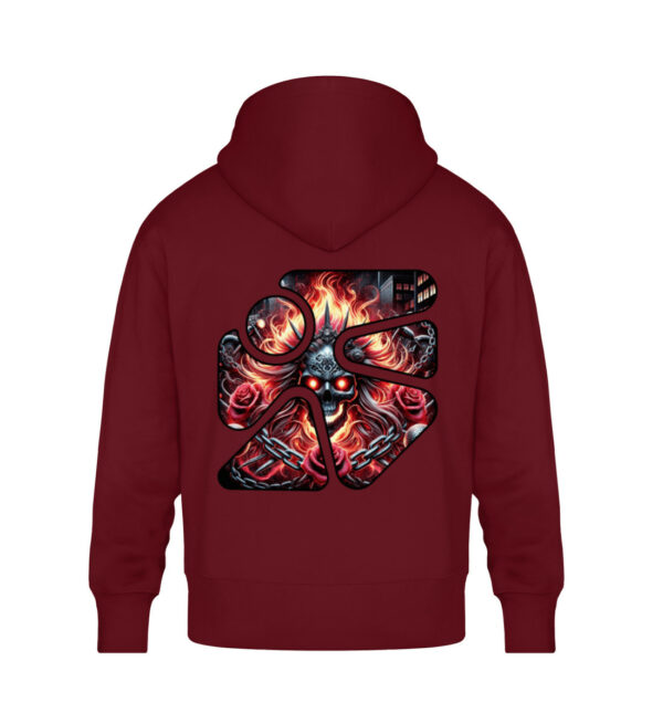 Chain of Flame - Unisex Oversized Organic Hoodie-6974