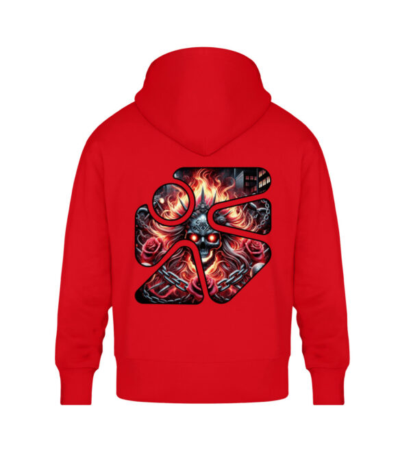 Chain of Flame - Unisex Oversized Organic Hoodie-6973