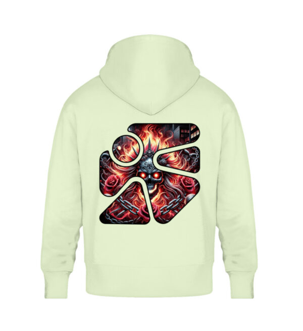 Chain of Flame - Unisex Oversized Organic Hoodie-7105