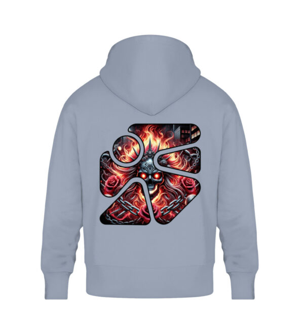 Chain of Flame - Unisex Oversized Organic Hoodie-7086