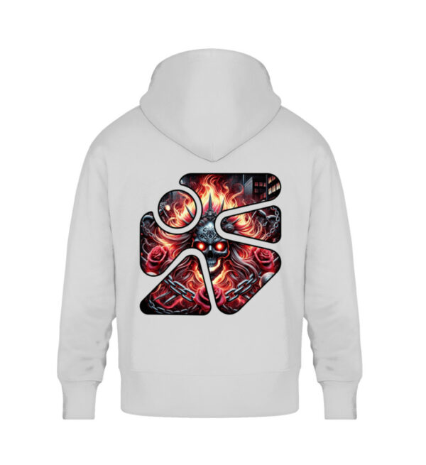 Chain of Flame - Unisex Oversized Organic Hoodie-6961