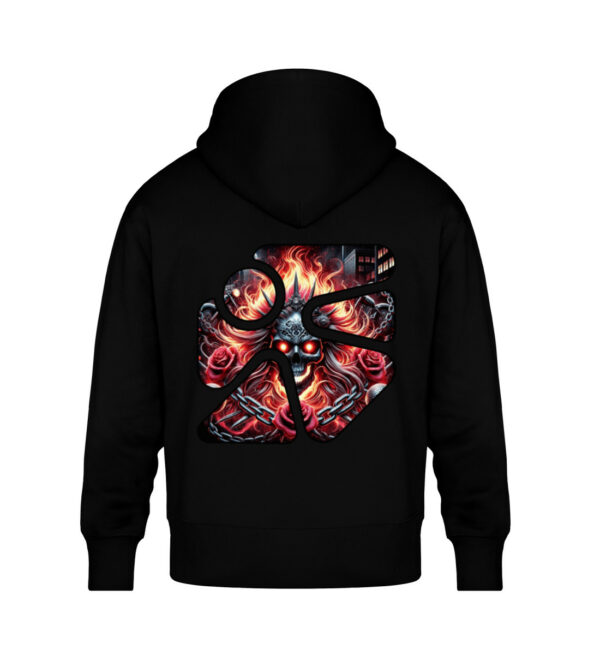 Chain of Flame - Unisex Oversized Organic Hoodie-16