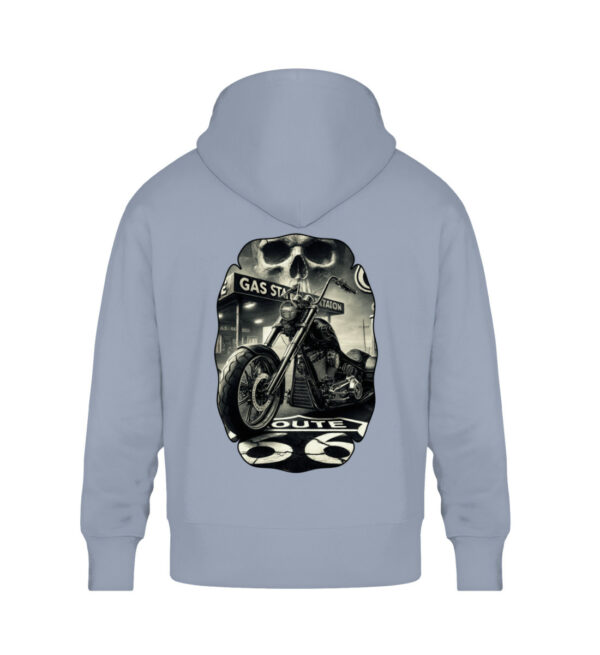 Route to Chaos - Unisex Oversized Organic Hoodie-7086