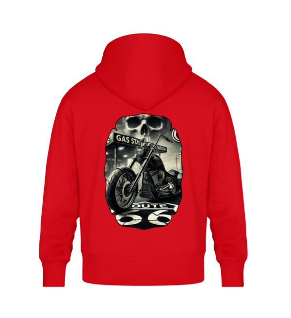 Route to Chaos - Unisex Oversized Organic Hoodie-6973