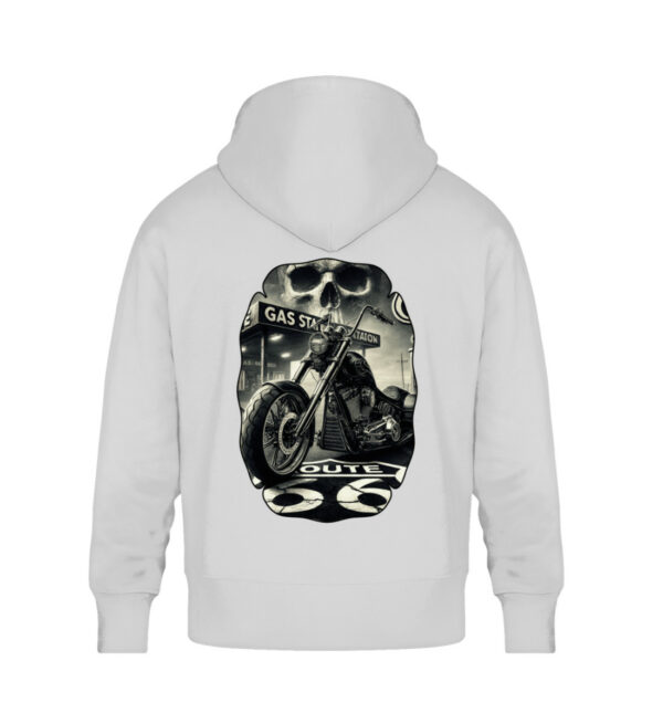 Route to Chaos - Unisex Oversized Organic Hoodie-6961