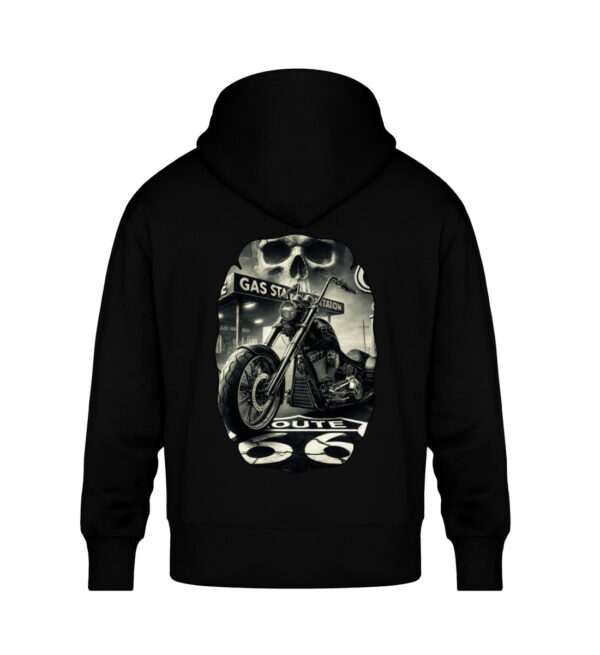 Route to Chaos - Unisex Oversized Organic Hoodie-16