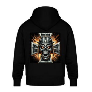 Flame Hunter - Unisex Oversized Organic Hoodie-16