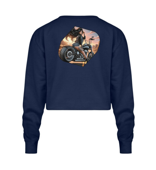 Midnight Ride - Crop Sweatshirt-1676