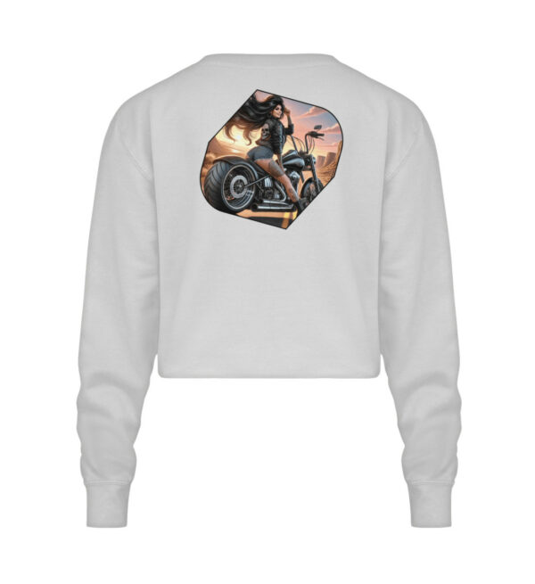 Midnight Ride - Crop Sweatshirt-6961