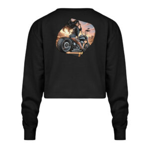 Midnight Ride - Crop Sweatshirt-1624