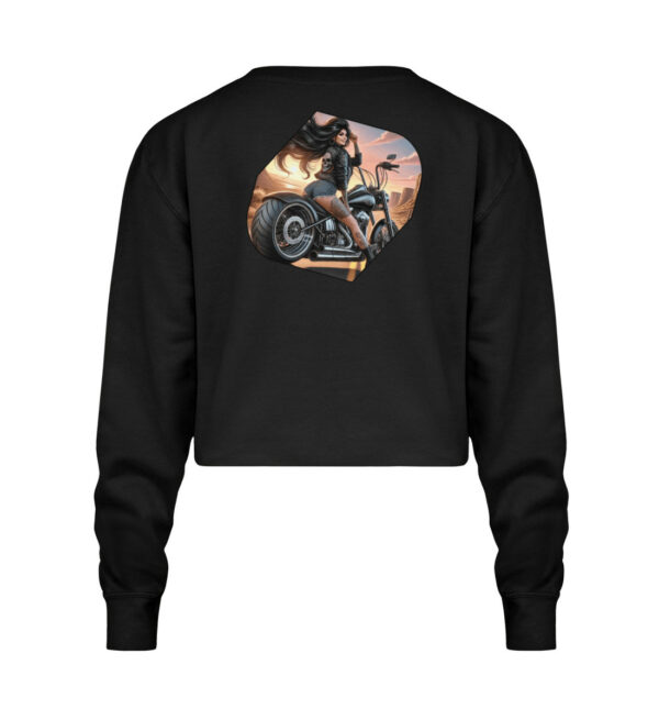 Midnight Ride - Crop Sweatshirt-1624